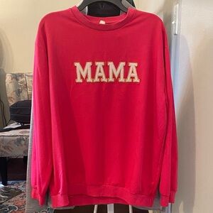 Red 'MAMA' Sweatshirt